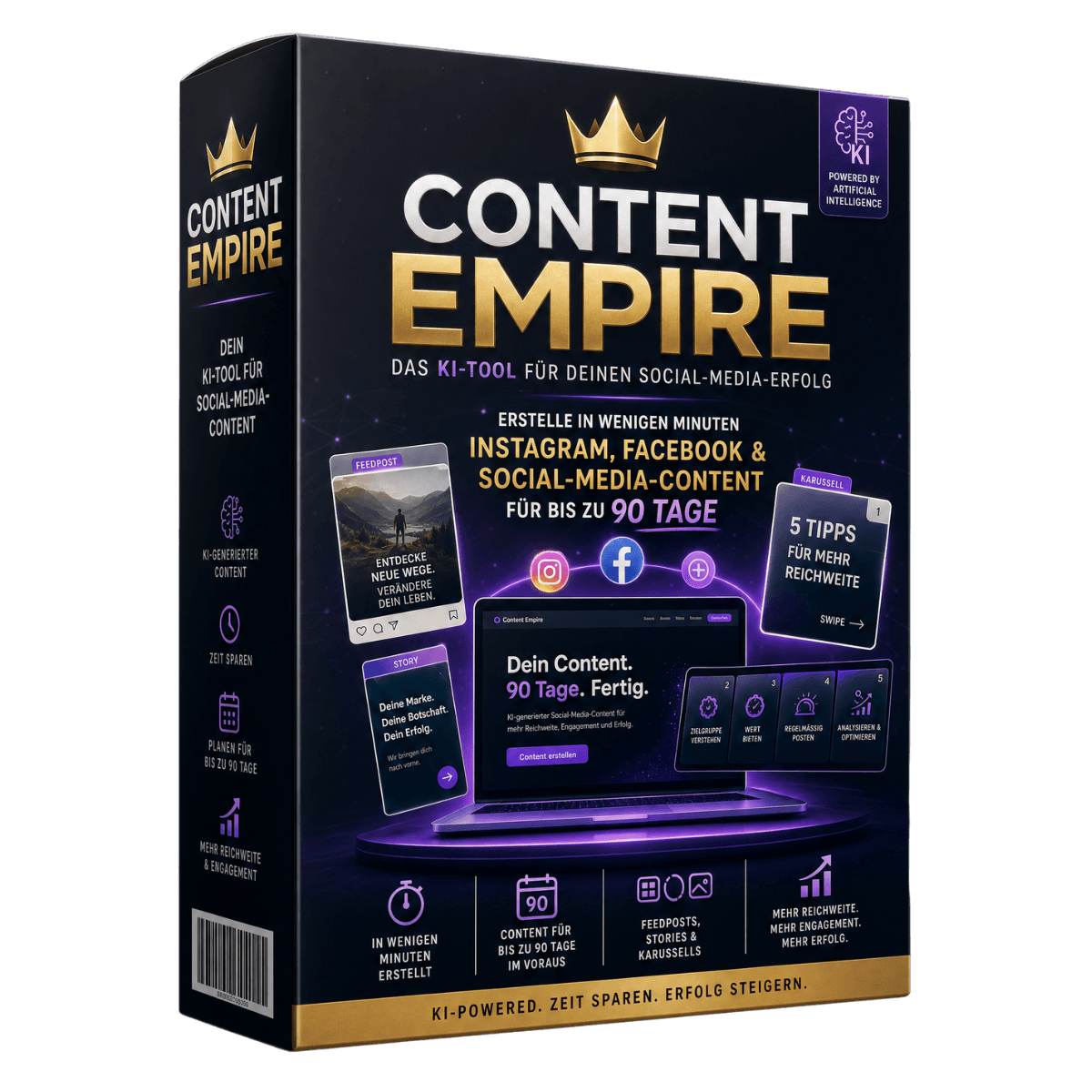 Content Empire vorgestellt: Ein Drei-Experten-Team bringt sein KI-Werkzeug für alle, die auf Social Media aktiv sind