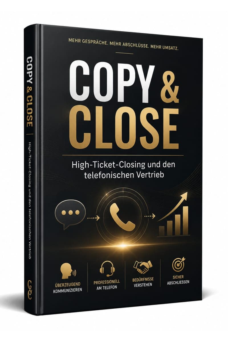 Copy & Close Erfahrungen: Über den Preis sprechen, ohne den Nachlass zum Argument zu machen